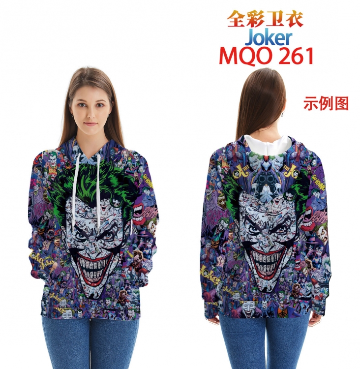 The Joker  Full Color Patch pocket Sweatshirt Hoodie EUR SIZE 9 sizes from XXS to XXXXL  MQO-261