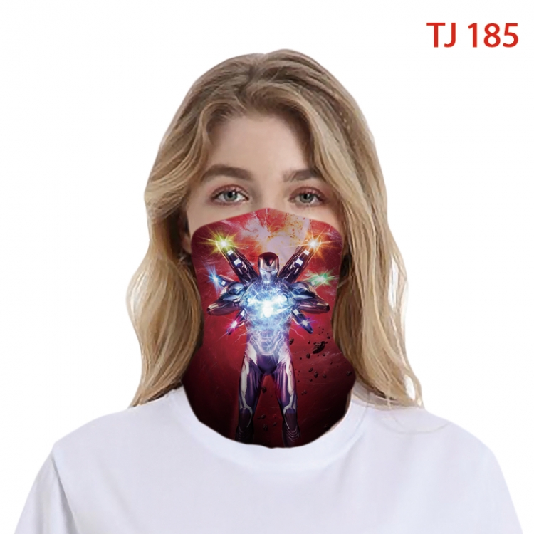 Iron Man Color printing magic turban scarf- TJ-185