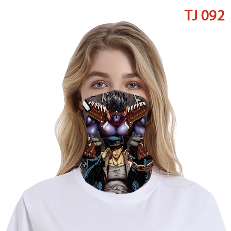 JoJos Bizarre Adventure Color printing magic turban scarf- TJ-092