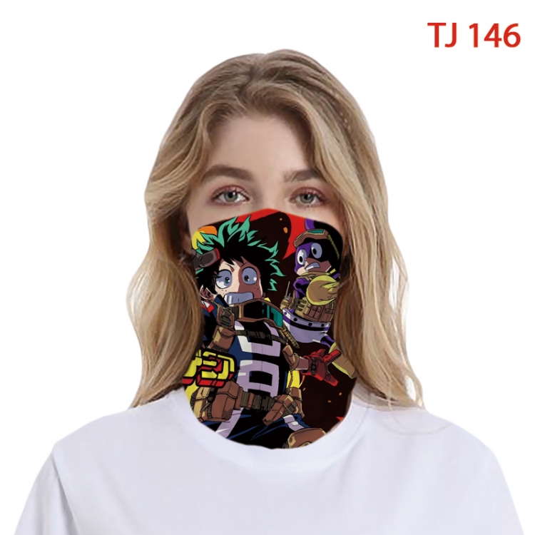 My Hero Academia Color printing magic turban scarf- TJ-146