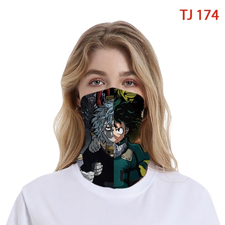 My Hero Academia Color printing magic turban scarf- TJ-174