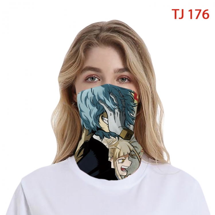 My Hero Academia Color printing magic turban scarf-  TJ-176