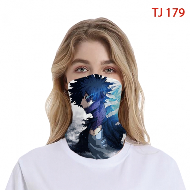 My Hero Academia Color printing magic turban scarf-  TJ-179