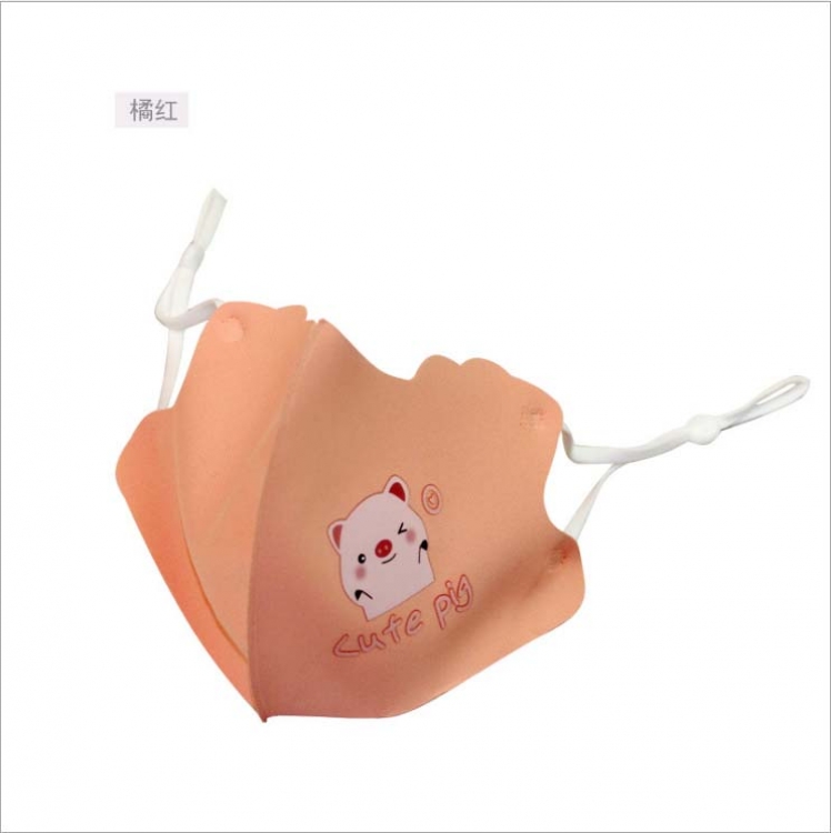 Cotton ice silk printing children's masks Adjustable tightness price for 5 pcs