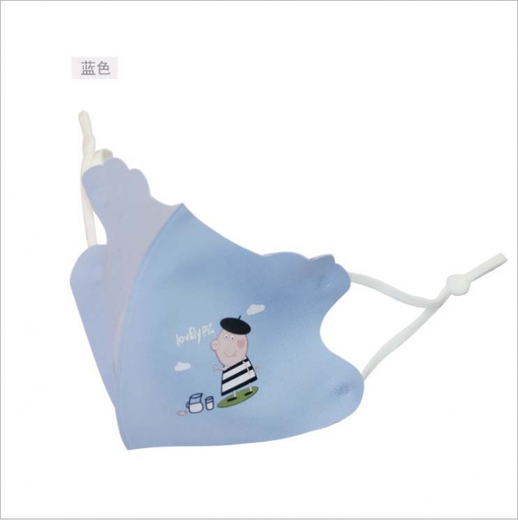 Cotton ice silk printing children's masks Adjustable tightness price for 5 pcs