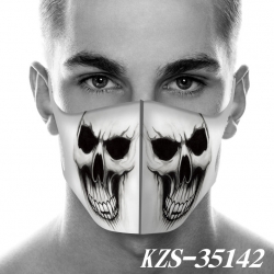 Skull and Flag Anime 3D digita...