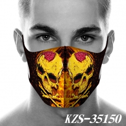 Skull and Flag Anime 3D digita...