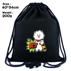 BTS  Anime Drawstring Bags Bun...