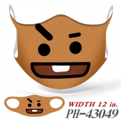 BTS  full color Ice silk Carto...