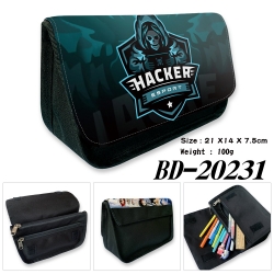 Anime double layer  canvas pen...