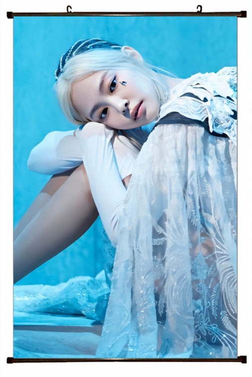 BLACK PINK Plastic pole cloth painting Wall Scroll 60X90CM BP-310 NO FILLING