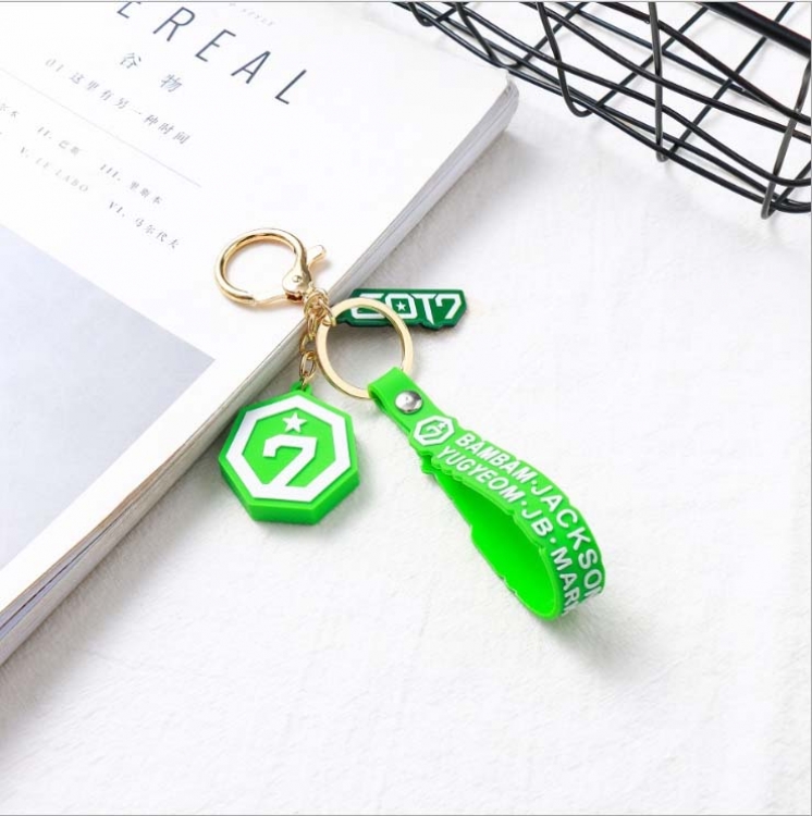 Got7 Three-dimensional soft rubber Key Chain Pendant price for 2 pcs