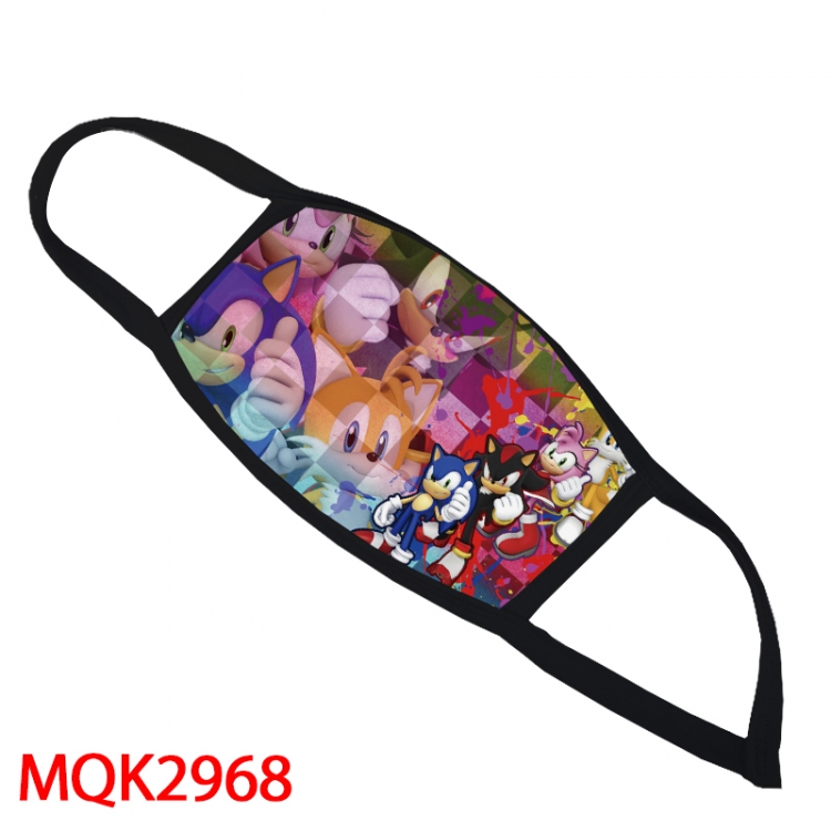 Sonic the Hedgehog Color printing Space cotton Masks price for 5 pcs MQK 2968