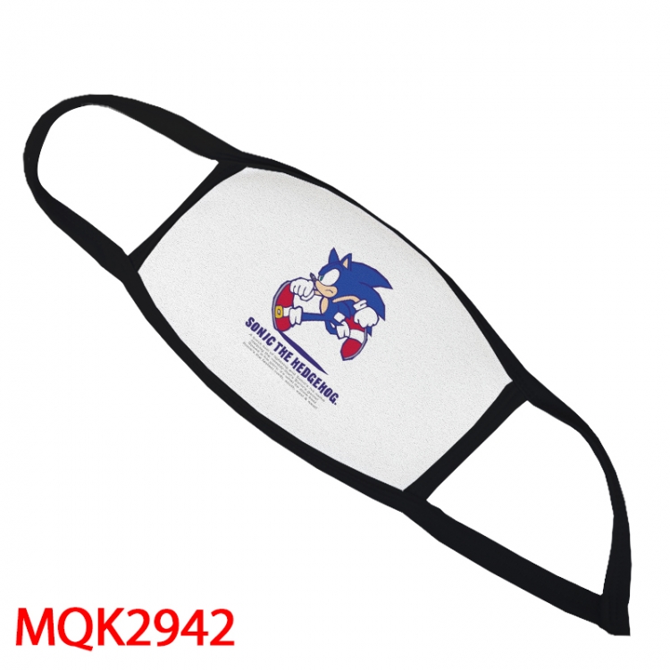 Sonic the Hedgehog Color printing Space cotton Masks price for 5 pcs MQK 2942