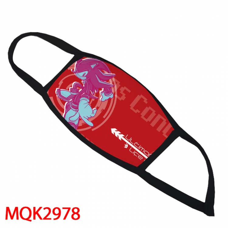 Sonic the Hedgehog Color printing Space cotton Masks price for 5 pcs MQK 2978