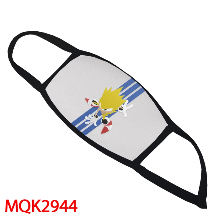 Sonic the Hedgehog Color printing Space cotton Masks price for 5 pcs MQK 2944