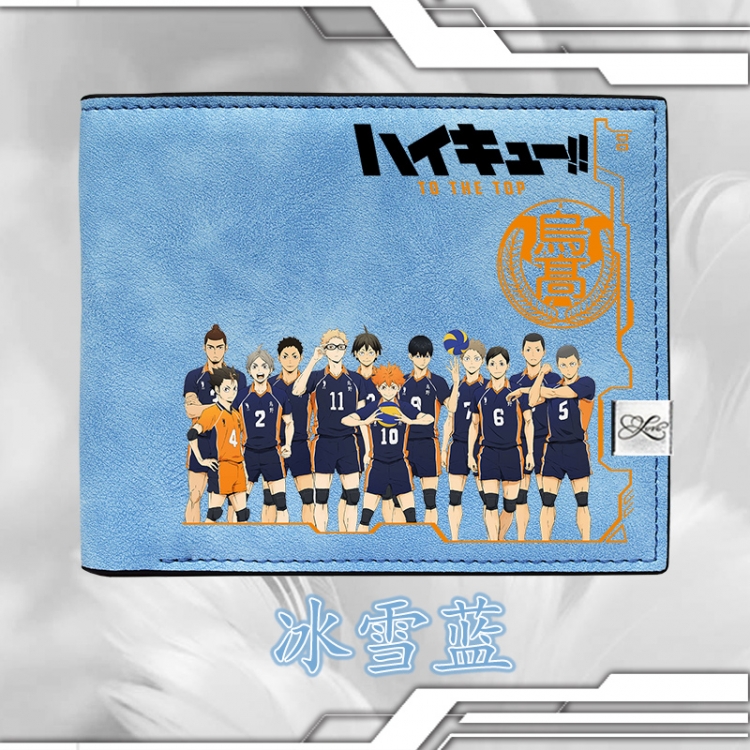 Haikyuu!! College style PU short wallet 12X10CM Style B