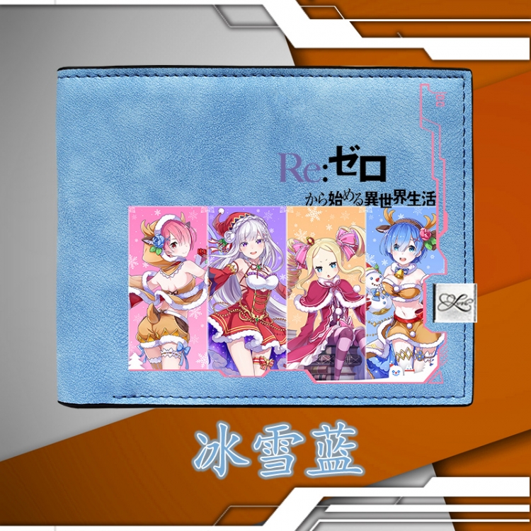 Re:Zero kara Hajimeru Isekai Seikatsu Women short wallet purse 12X10CM
