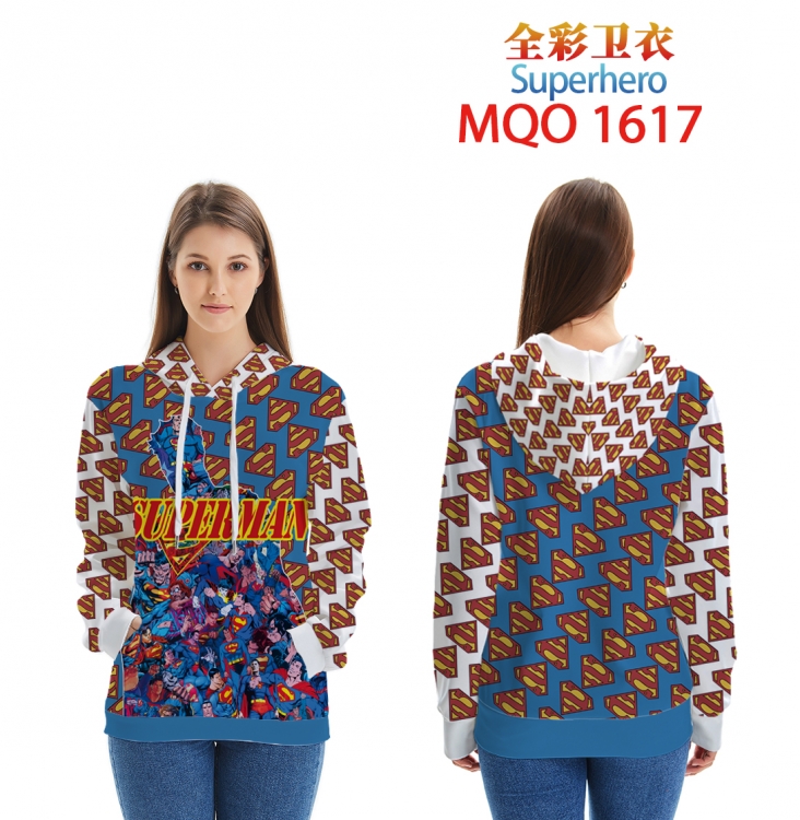 Demon Slayer Kimets Full Color Patch pocket Sweatshirt Hoodie EUR SIZE 9 sizes from XXS to XXXXL MQO1617