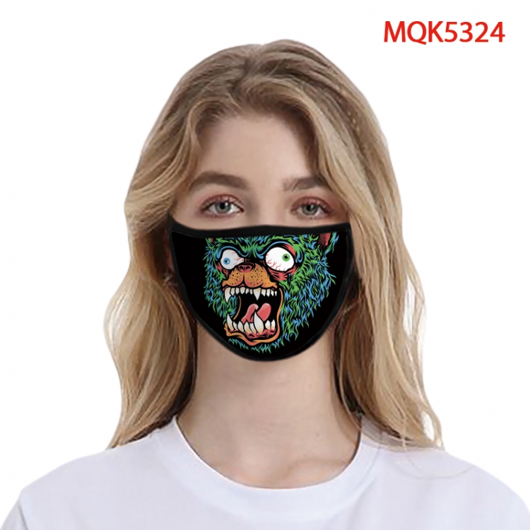 The Joker Color printing Space cotton Masks price for 5 pcs  MQK5324