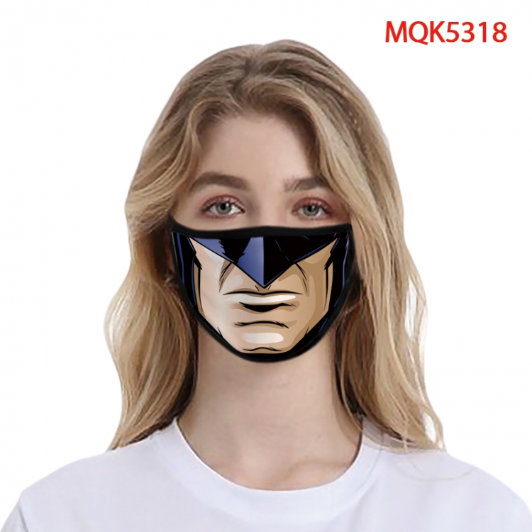 The Joker Color printing Space cotton Masks price for 5 pcs  MQK5318