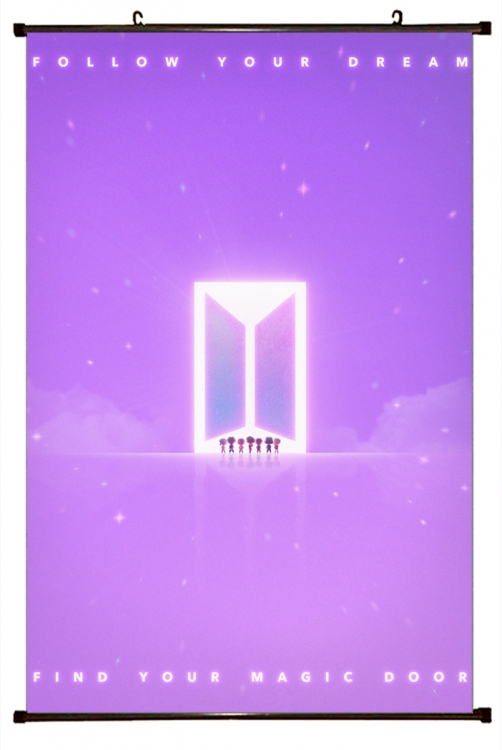 BTS Plastic pole cloth painting Wall Scroll 60X90CM BS-1098 NO FILLING