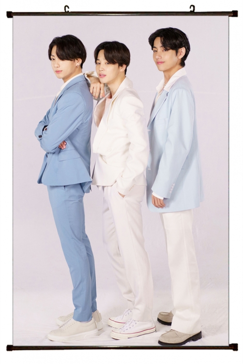 BTS Plastic pole cloth painting Wall Scroll 60X90CM BS-1023 BS-1023 NO FILLING