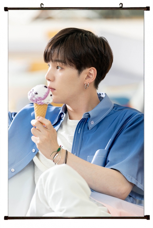 BTS Plastic pole cloth painting Wall Scroll 60X90CM  BS-1032 NO FILLING