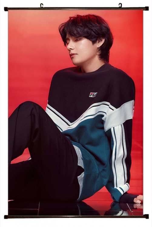 BTS Plastic pole cloth painting Wall Scroll 60X90CM BS-888 NO FILLING