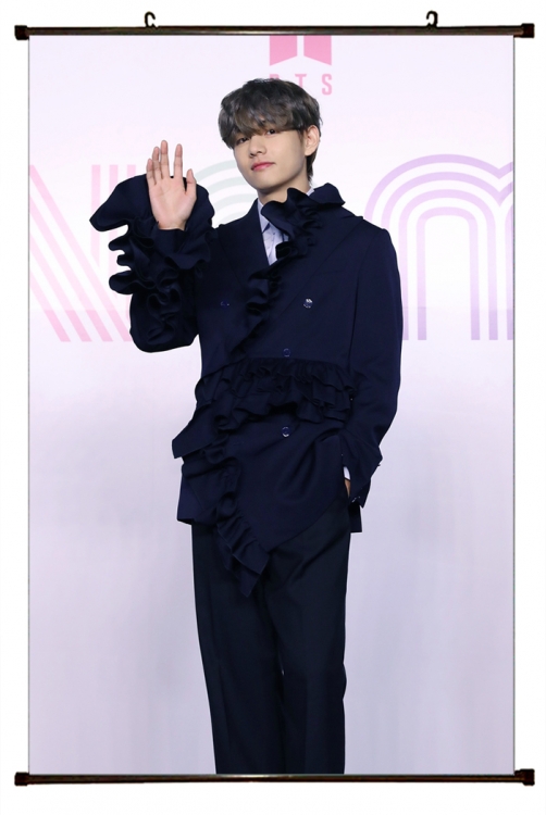 BTS Plastic pole cloth painting Wall Scroll 60X90CM BS-1074 NO FILLING