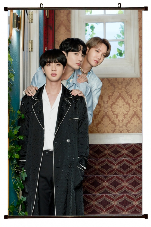 BTS Plastic pole cloth painting Wall Scroll 60X90CM BS-878 NO FILLING