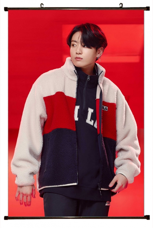 BTS Plastic pole cloth painting Wall Scroll 60X90CM  BS-908 NO FILLING