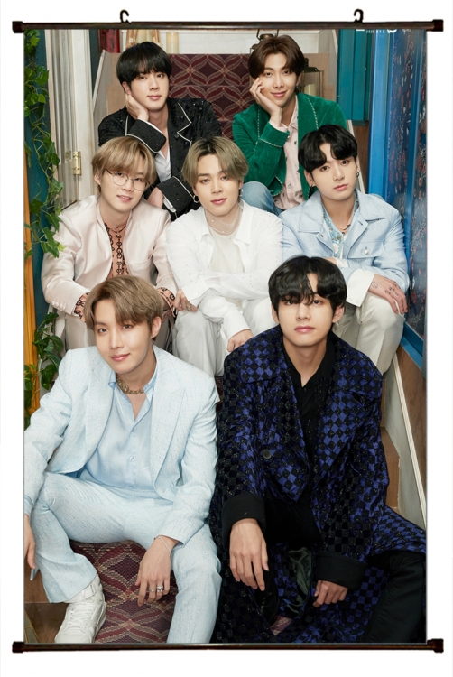 BTS Plastic pole cloth painting Wall Scroll 60X90CM BS-882 NO FILLING