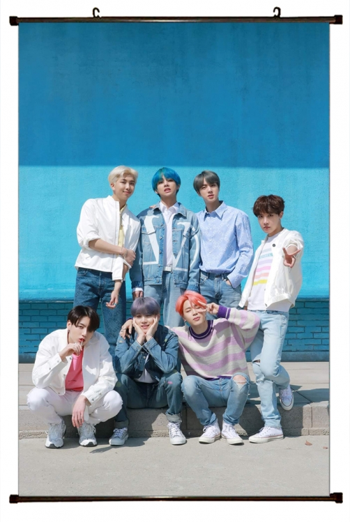 BTS Plastic pole cloth painting Wall Scroll 60X90CM BS-978 NO FILLING