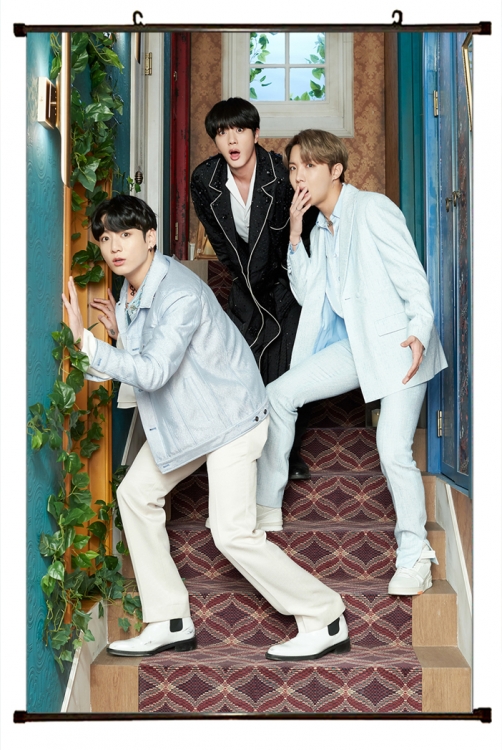 BTS Plastic pole cloth painting Wall Scroll 60X90CM BS-879 NO FILLING