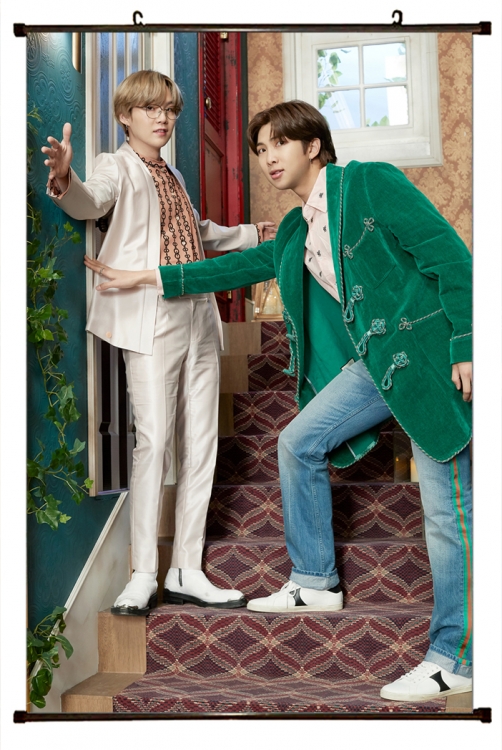 BTS Plastic pole cloth painting Wall Scroll 60X90CM BS-880 NO FILLING