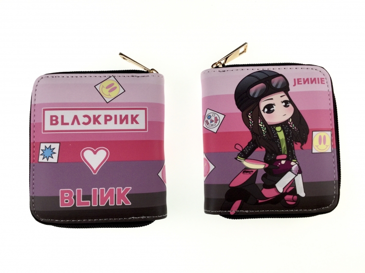 BLACKPINK JENNIE Women short wallet purse 12X10CM 2295