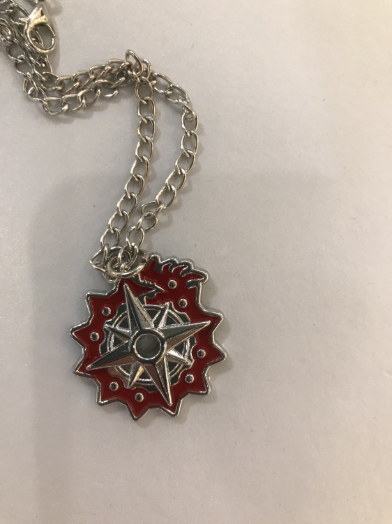 the seven deadly sins Necklace  pendant ornament   price for 5 pcs