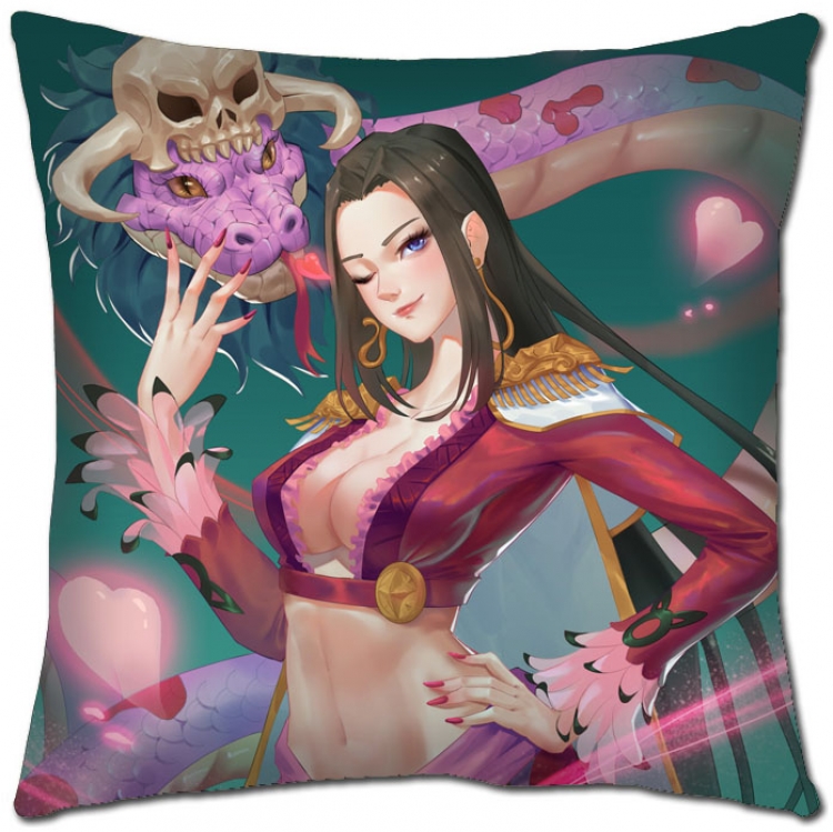 One Piece Anime square full-color pillow cushion 45X45CM  H1-337 NO FILLING