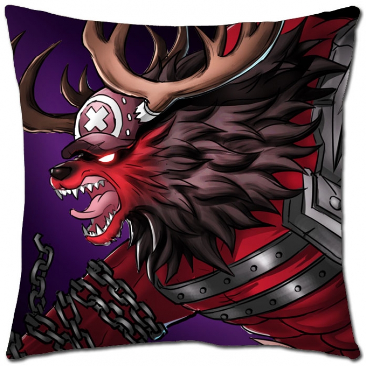 One Piece  Anime square full-color pillow cushion 45X45CM H1-277A NO FILLING