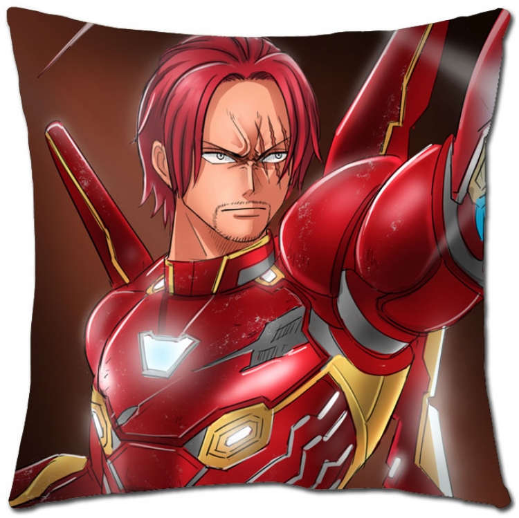 One Piece  Anime square full-color pillow cushion 45X45CM H1-274B NO FILLING