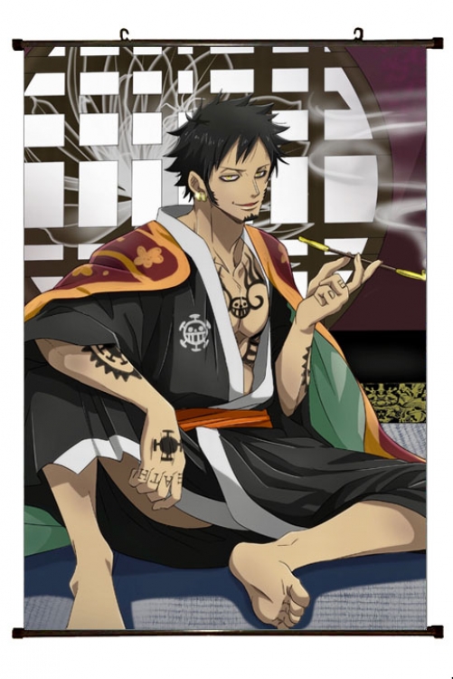 One Piece Anime Plastic pole cloth painting Wall Scroll 60X90CM  H1-330 NO FILLING