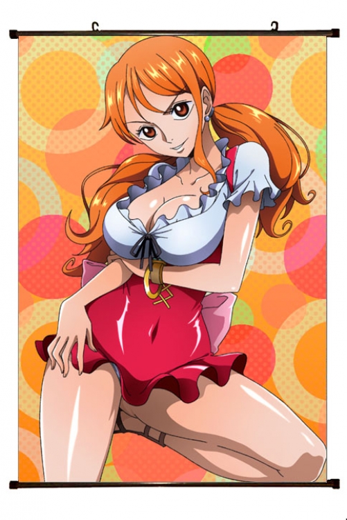 One Piece Anime Plastic pole cloth painting Wall Scroll 60X90CM  H1-306 NO FILLING