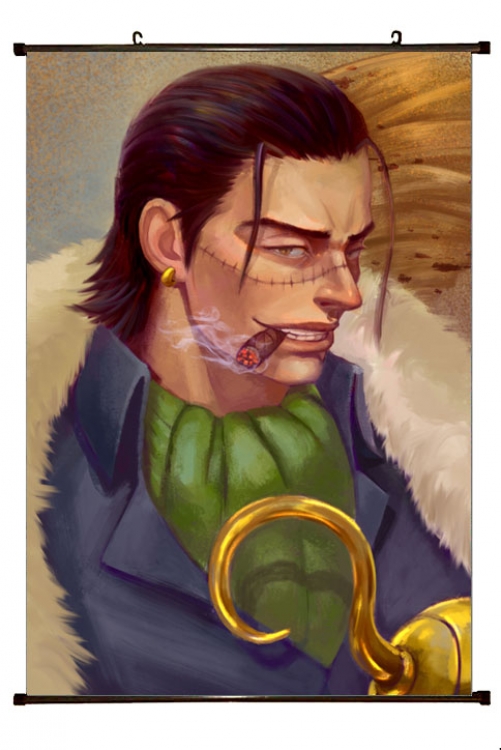 One Piece Anime Plastic pole cloth painting Wall Scroll 60X90CM H1-344 NO FILLING