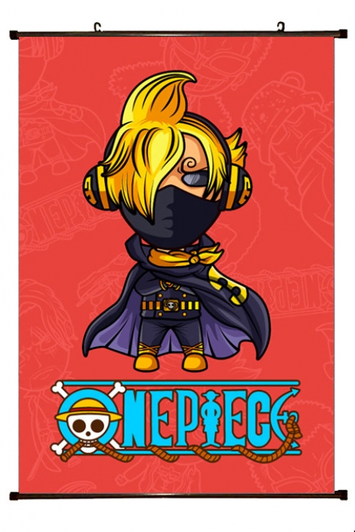 One Piece Anime Plastic pole cloth painting Wall Scroll 60X90CM H1-246 NO FILLING