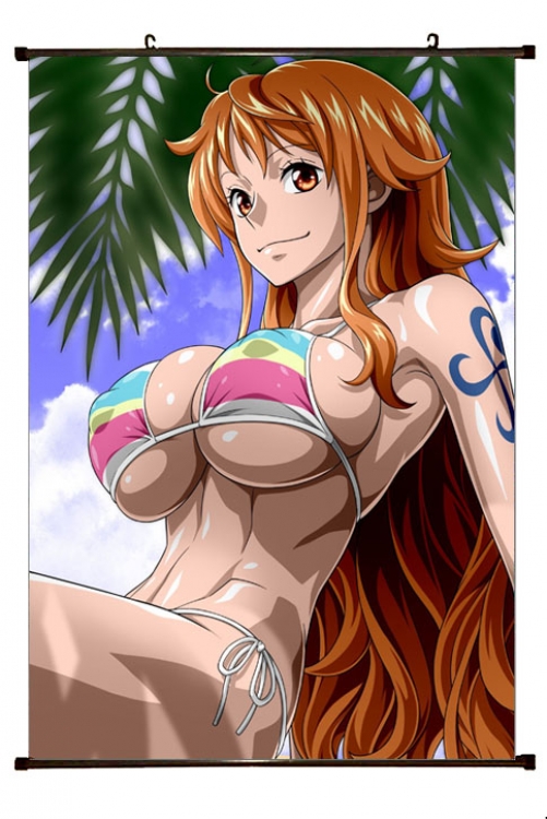 One Piece Anime Plastic pole cloth painting Wall Scroll 60X90CM  H1-304 NO FILLING