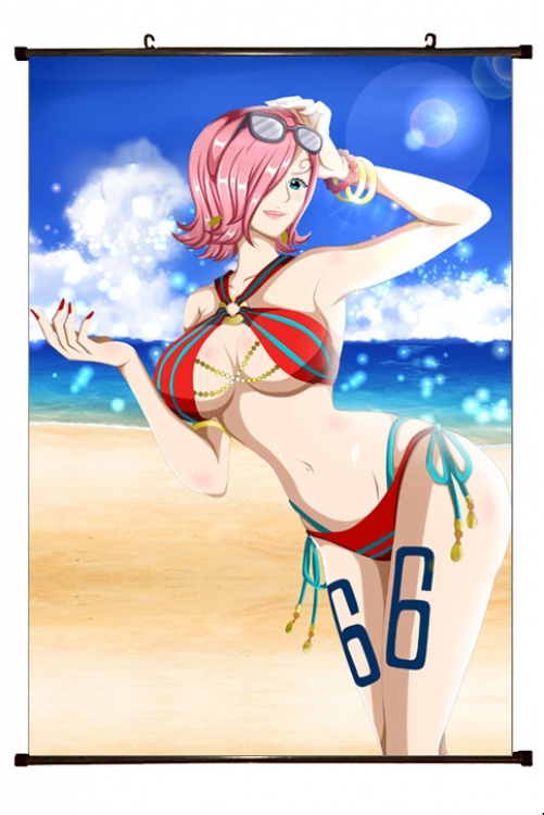 One Piece Anime Plastic pole cloth painting Wall Scroll 60X90CM H1-333 NO FILLING