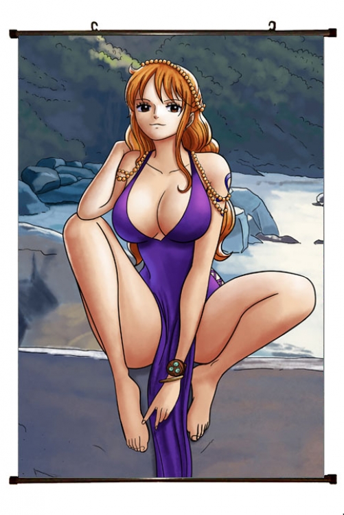 One Piece Anime Plastic pole cloth painting Wall Scroll 60X90CM H1-298 NO FILLING