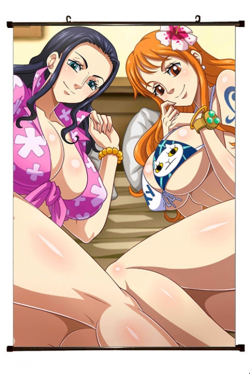 One Piece Anime Plastic pole cloth painting Wall Scroll 60X90CM H1-327 NO FILLING