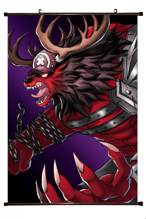 One Piece Anime Plastic pole cloth painting Wall Scroll 60X90CM H1-277A NO FILLING